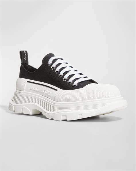 alexander mcqueen lace up sneakers.